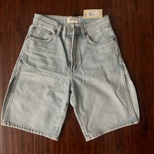 Agolde NEVER WORN denim shorts with slits on both sides